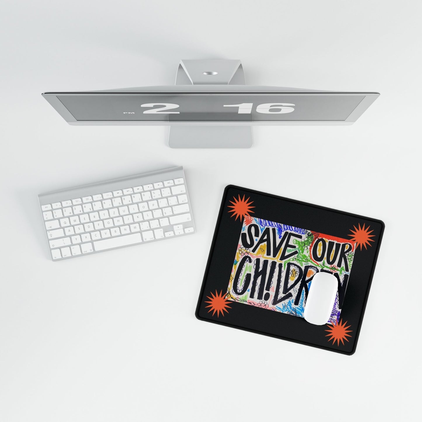 Save Our Ch!ldren Desk Mat