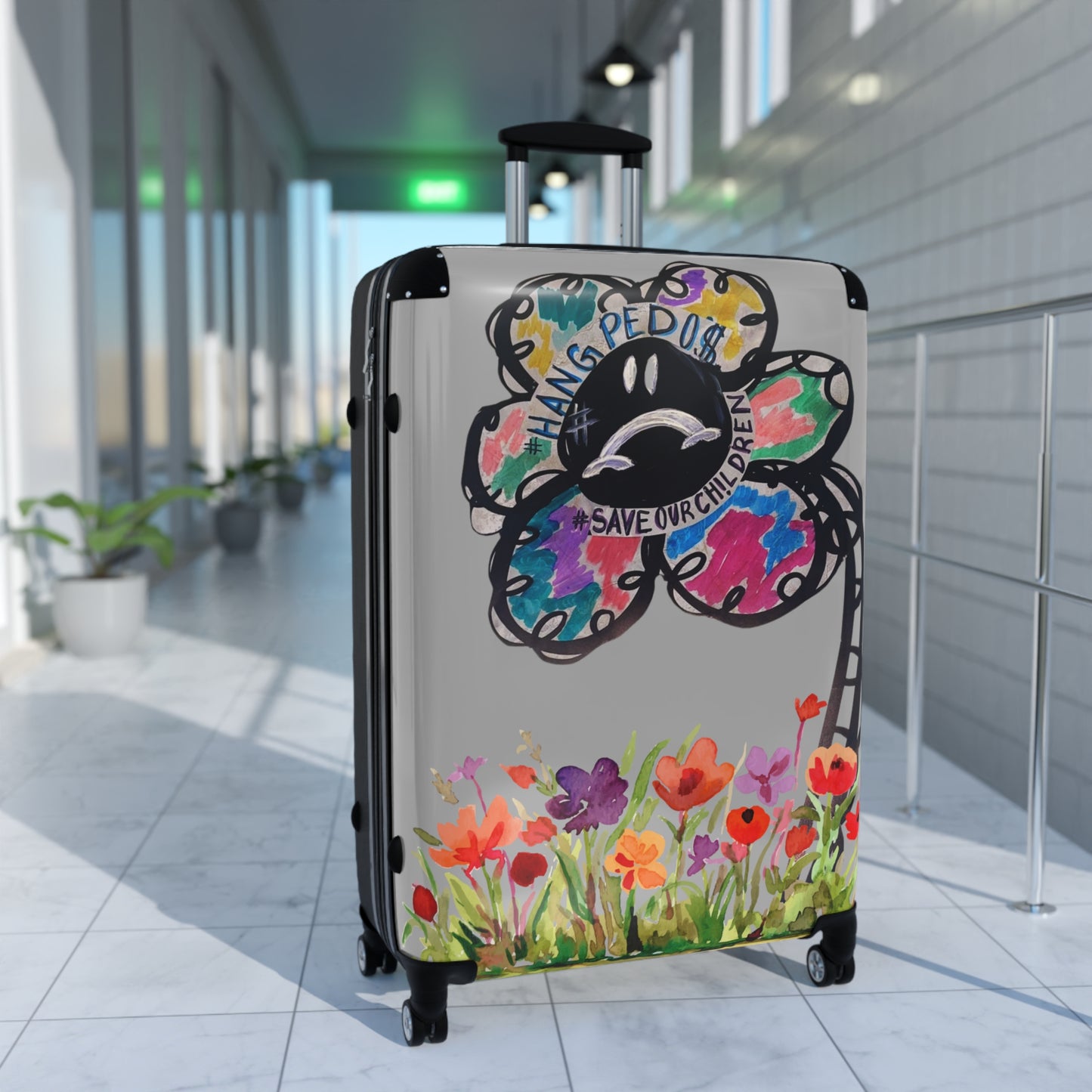 Awareness Art V Hardshell Suitcase