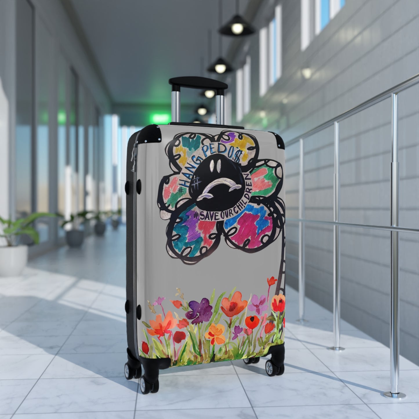 Awareness Art V Hardshell Suitcase