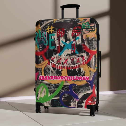 Awareness Art VII Hardshell Suitcase