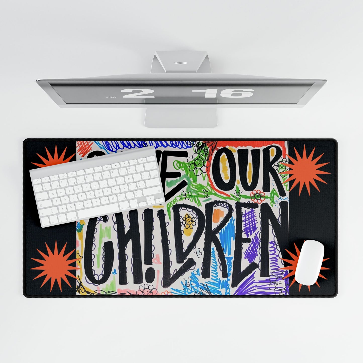 Save Our Ch!ldren Desk Mat