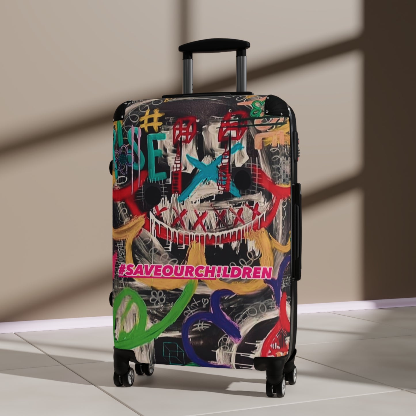 Awareness Art VII Hardshell Suitcase