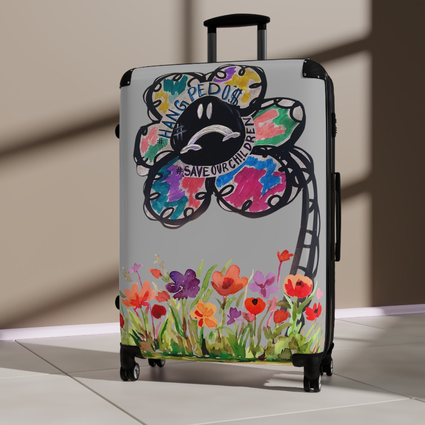 Awareness Art V Hardshell Suitcase