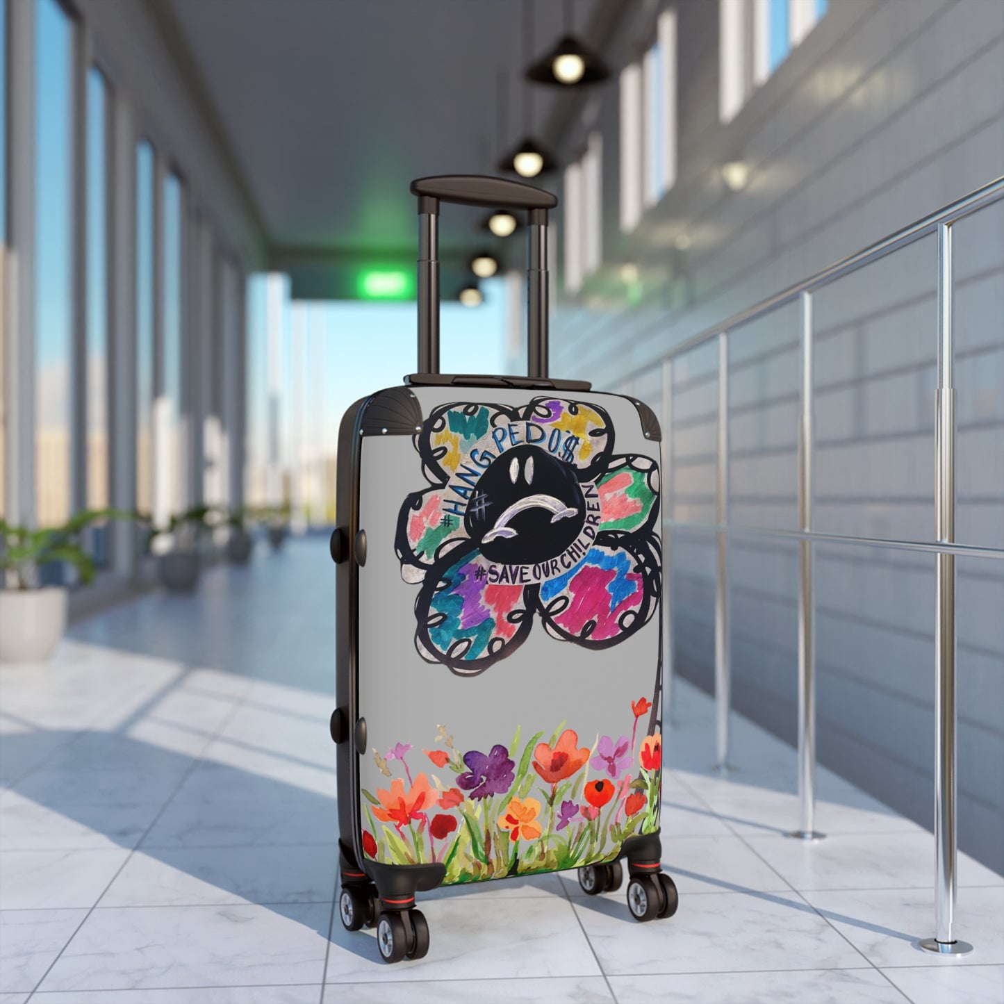 Awareness Art V Hardshell Suitcase