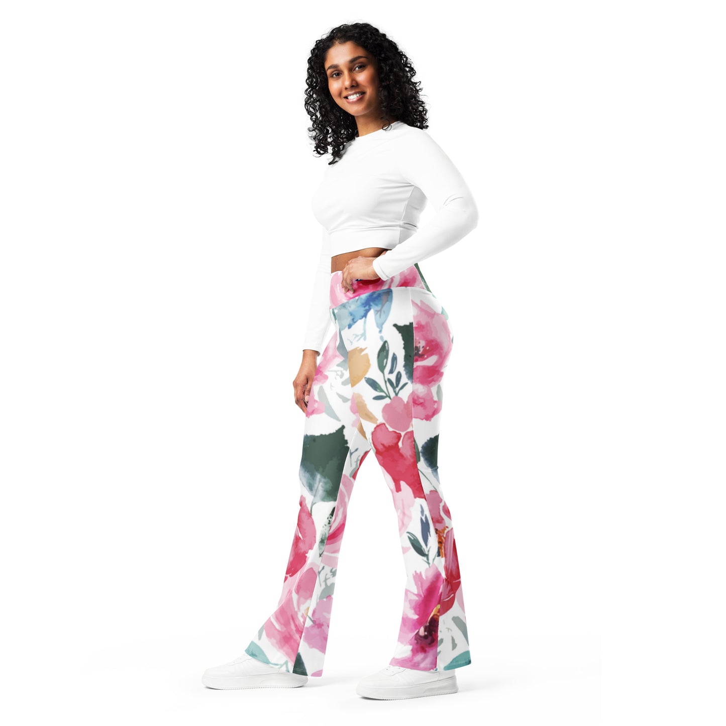 Life's Rosey Flare Leggings