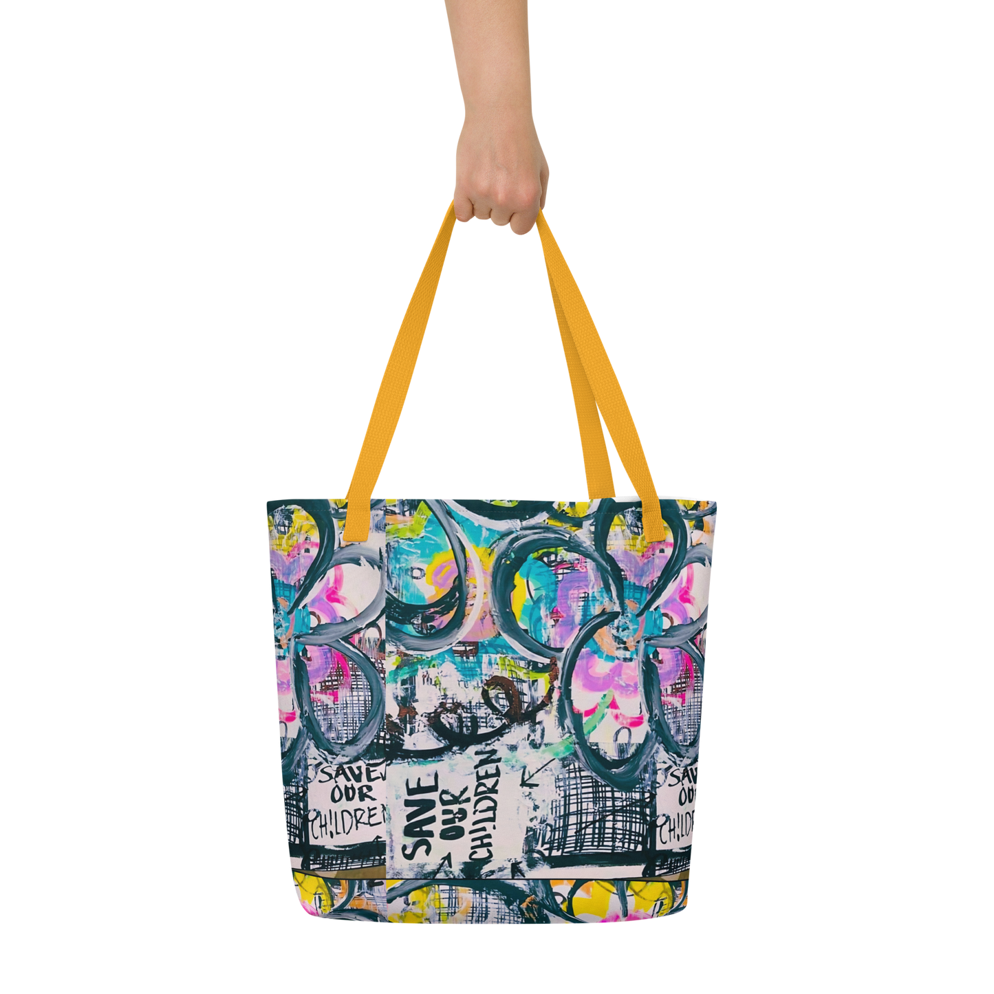 Awareness Art X Large Tote Bag