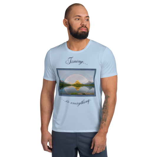 Under The Rainbow Men's Athletic Tee