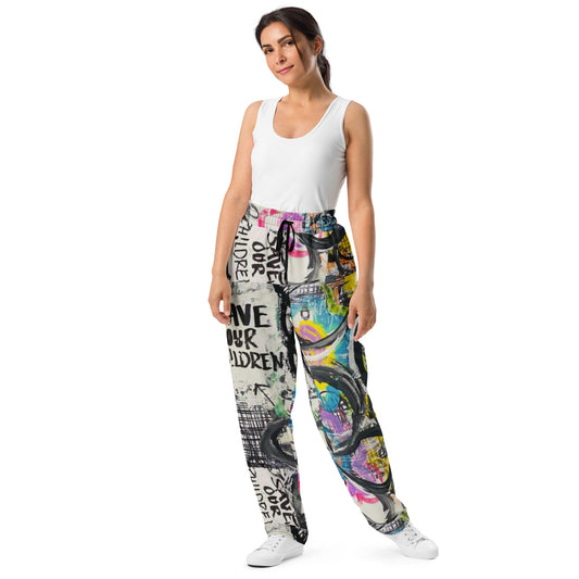 Awareness Art X Wide-Leg Joggers