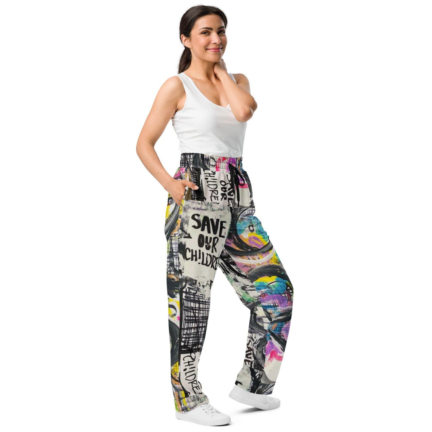 Awareness Art X Wide-Leg Joggers