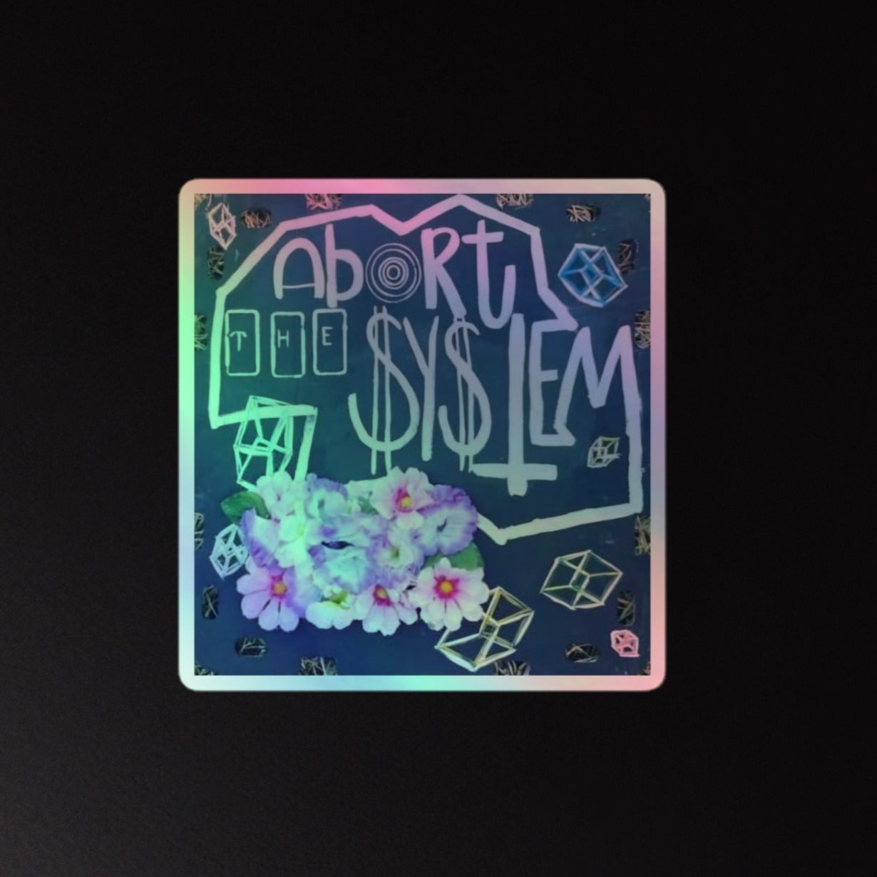 Awareness Art VIII Holographic Sticker