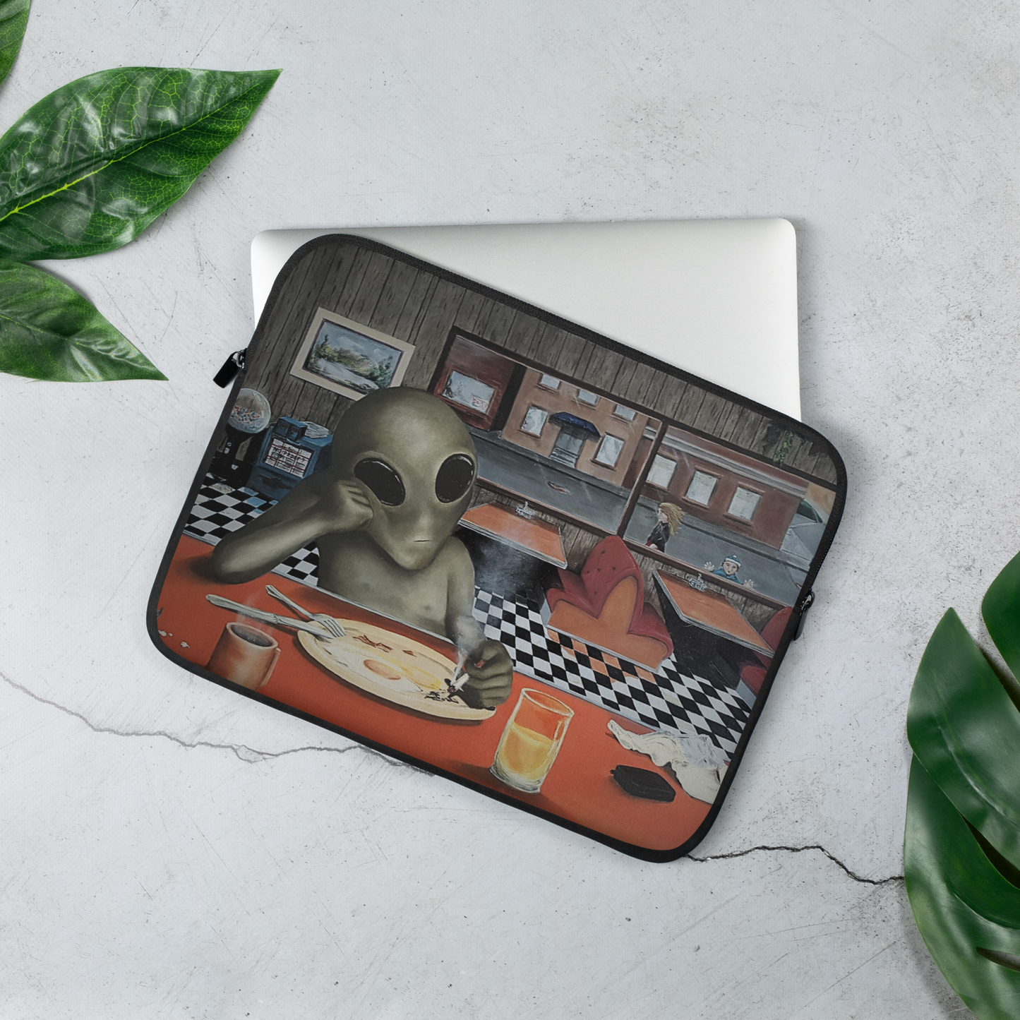 Alien Diner Laptop Tote