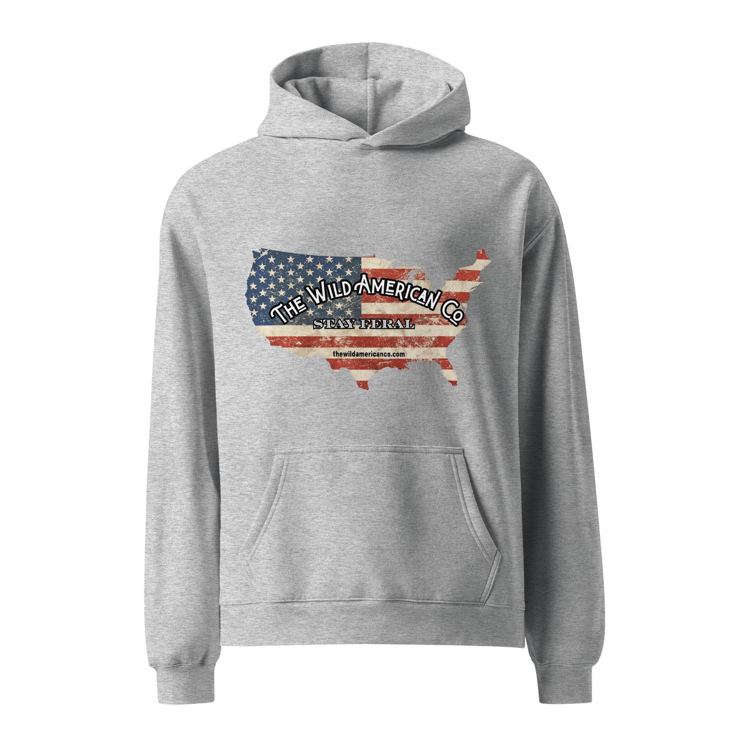 Wild American Unisex oversized hoodie