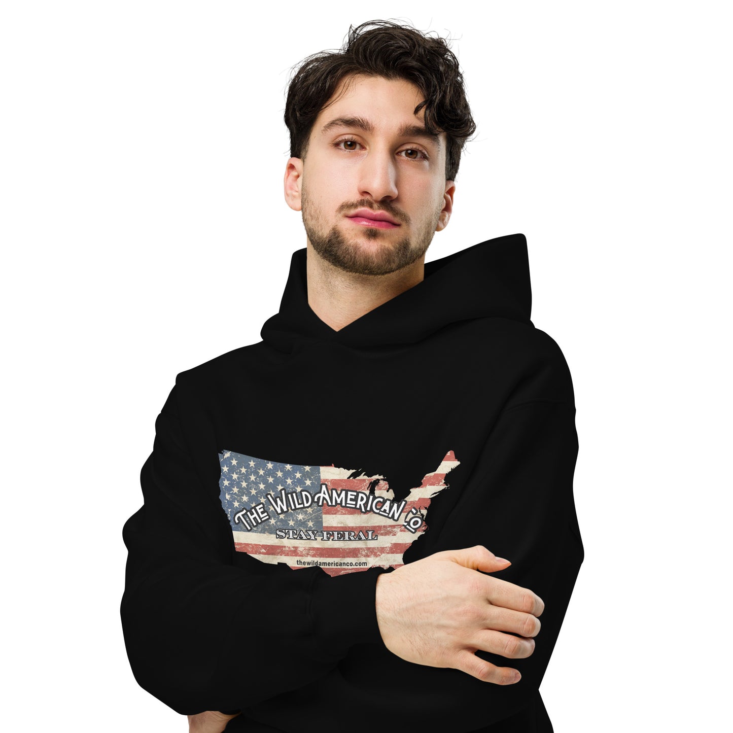 Wild American Unisex oversized hoodie