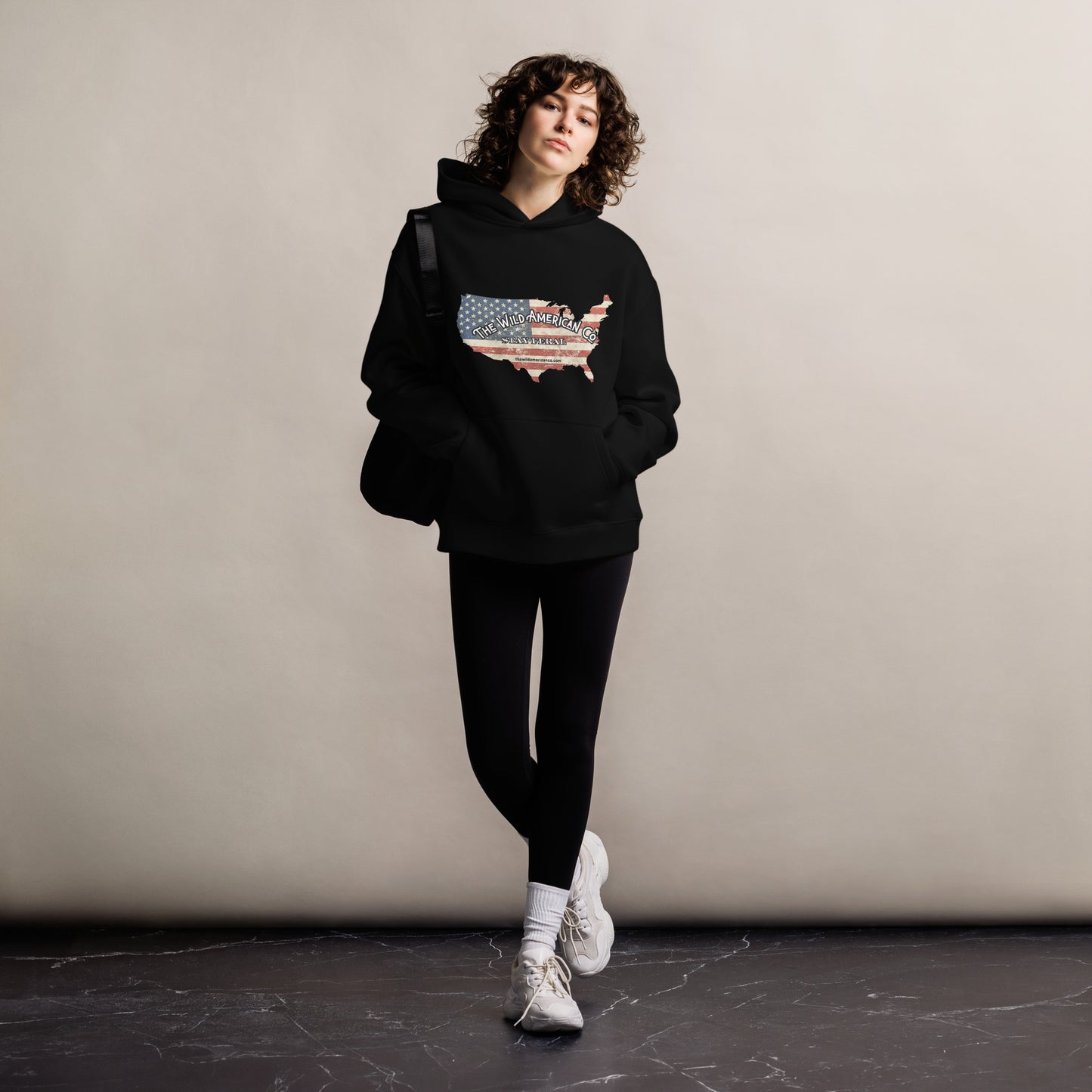 Wild American Unisex oversized hoodie