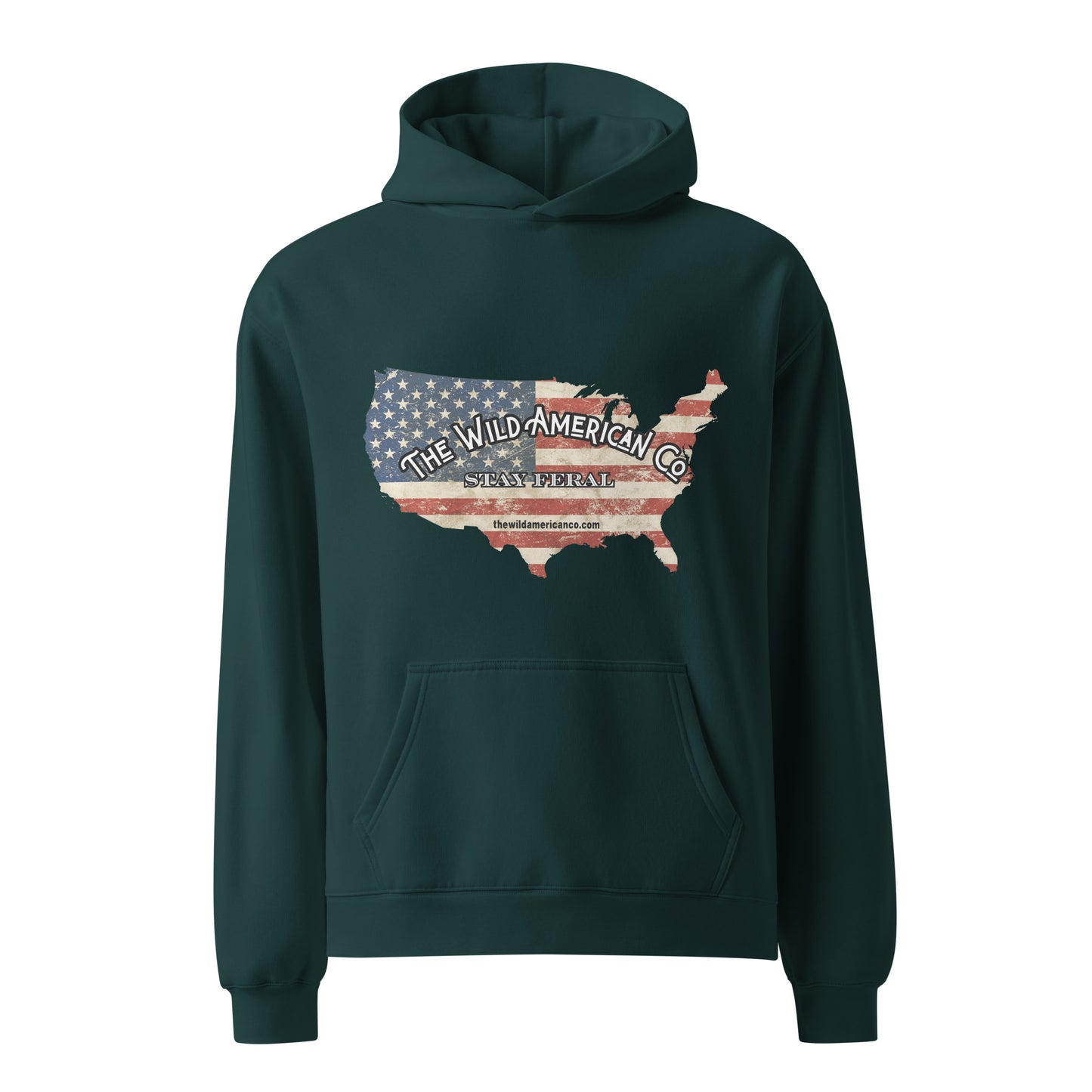 Wild American Unisex oversized hoodie