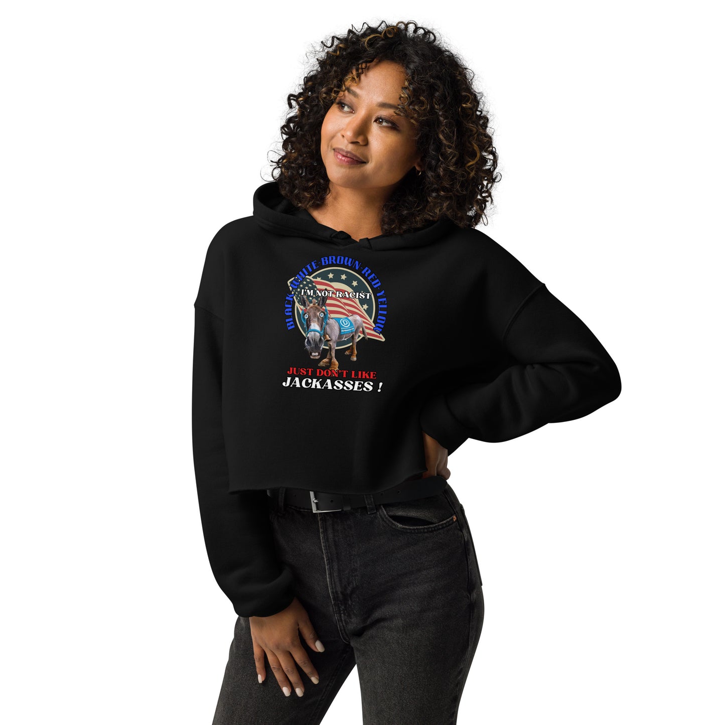 Dating Dems II Crop Hoodie (women's)