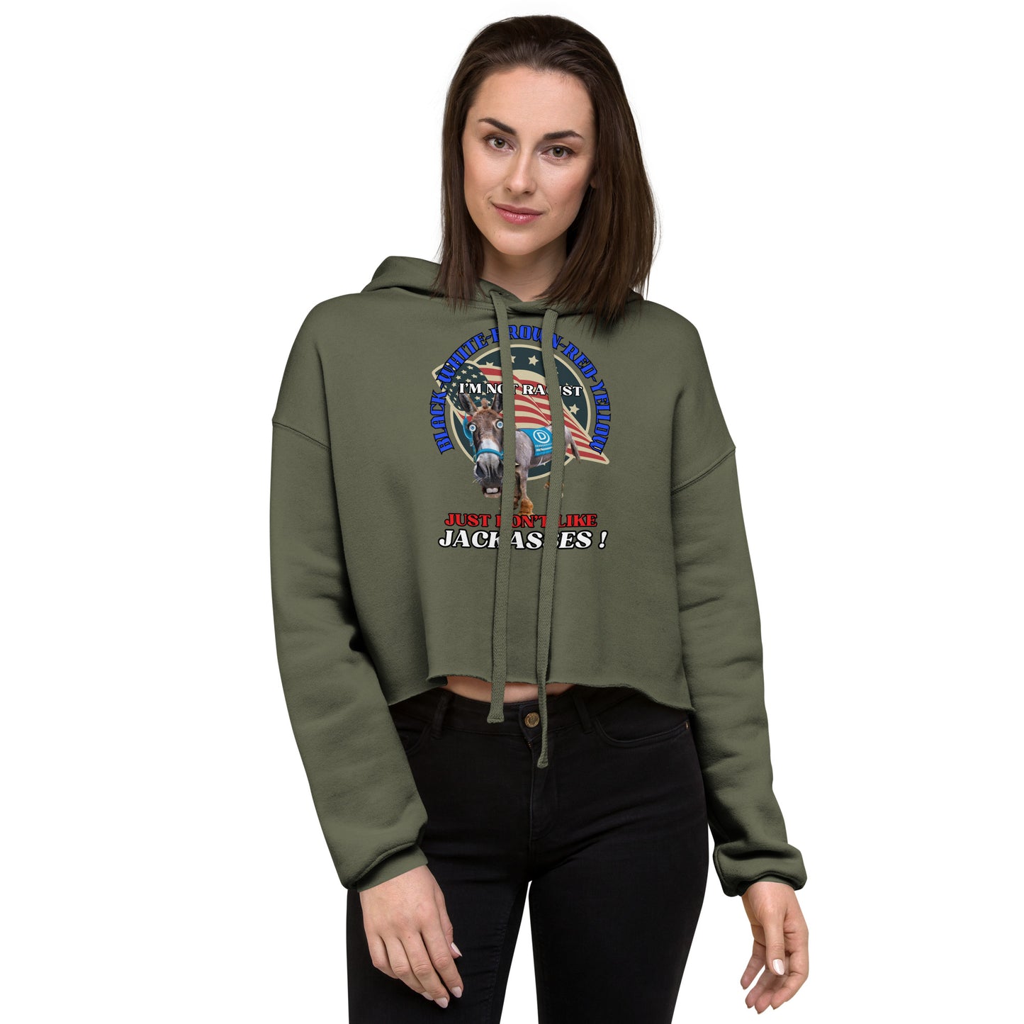 Dating Dems II Crop Hoodie (women's)