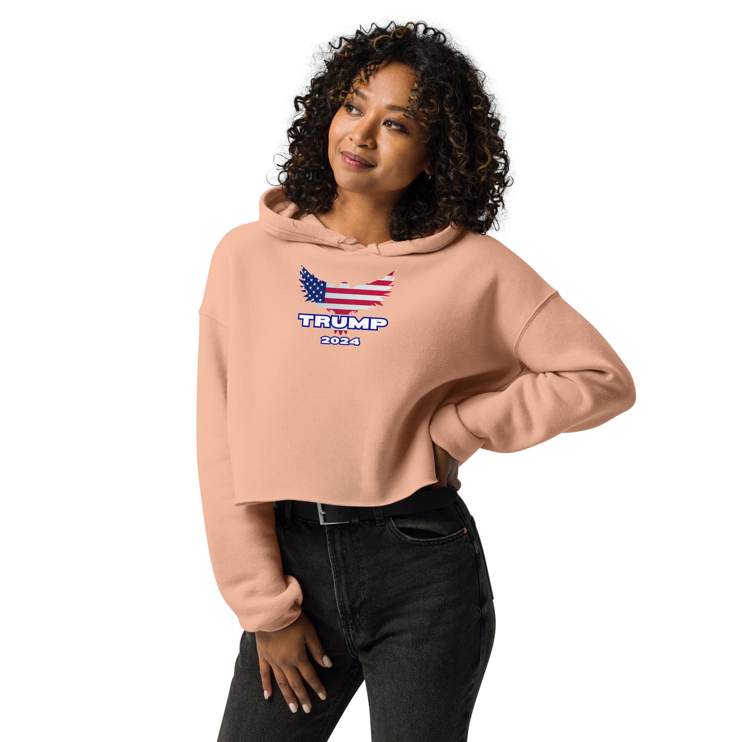 Trump 2024 Crop Hoodie (women's)