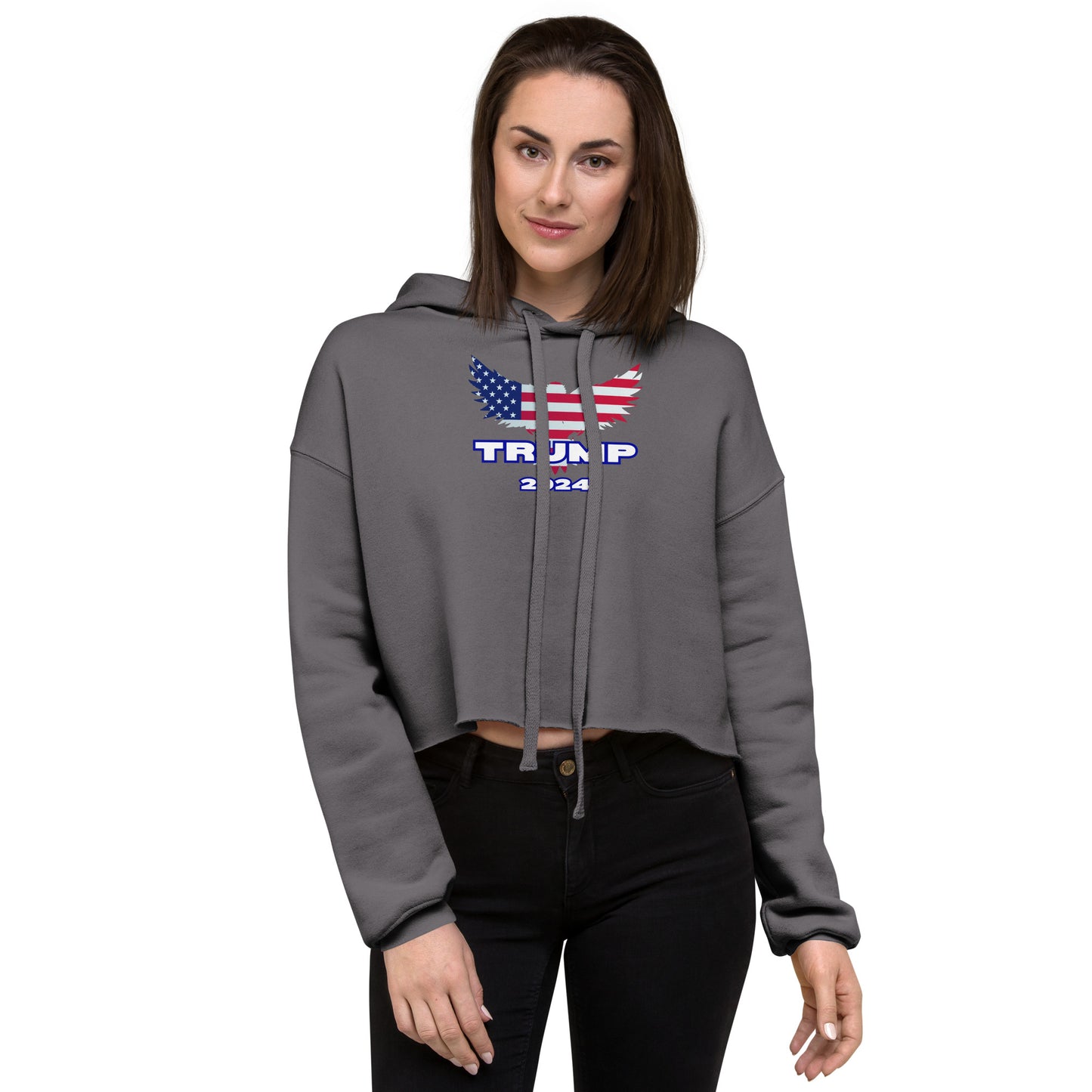 Trump 2024 Crop Hoodie (women's)